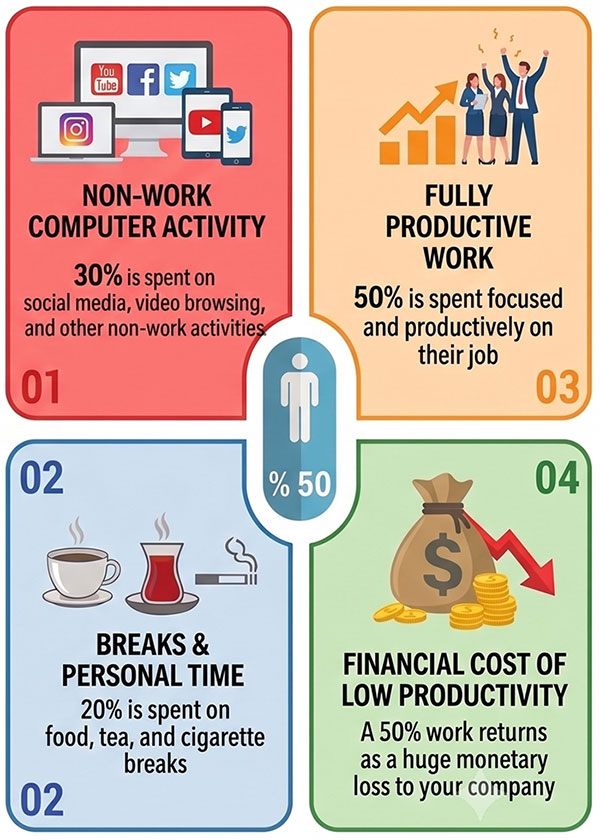 Employee productivity Activity Monitoring